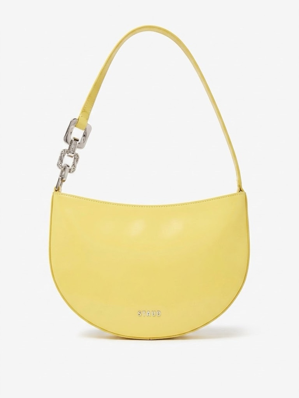 STAUD Bright Yellow Colt Crescent Shoulder Bag New without tags